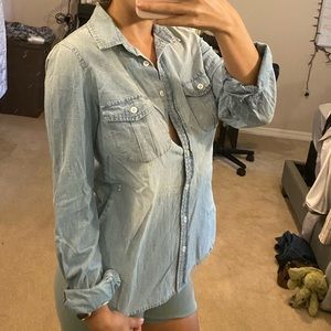 Boston proper denim shirt size 0